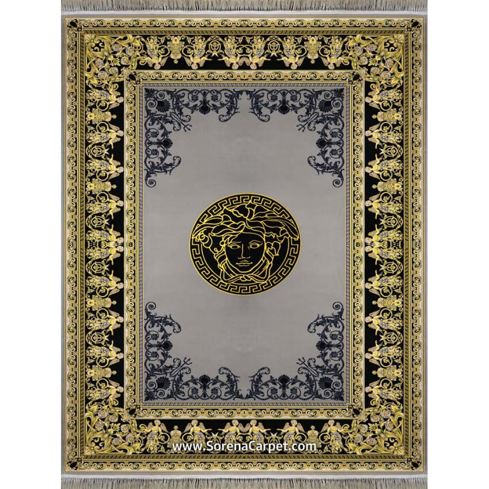 Ковер машинной работы 1200 гребней, дизайн Versace кашемир